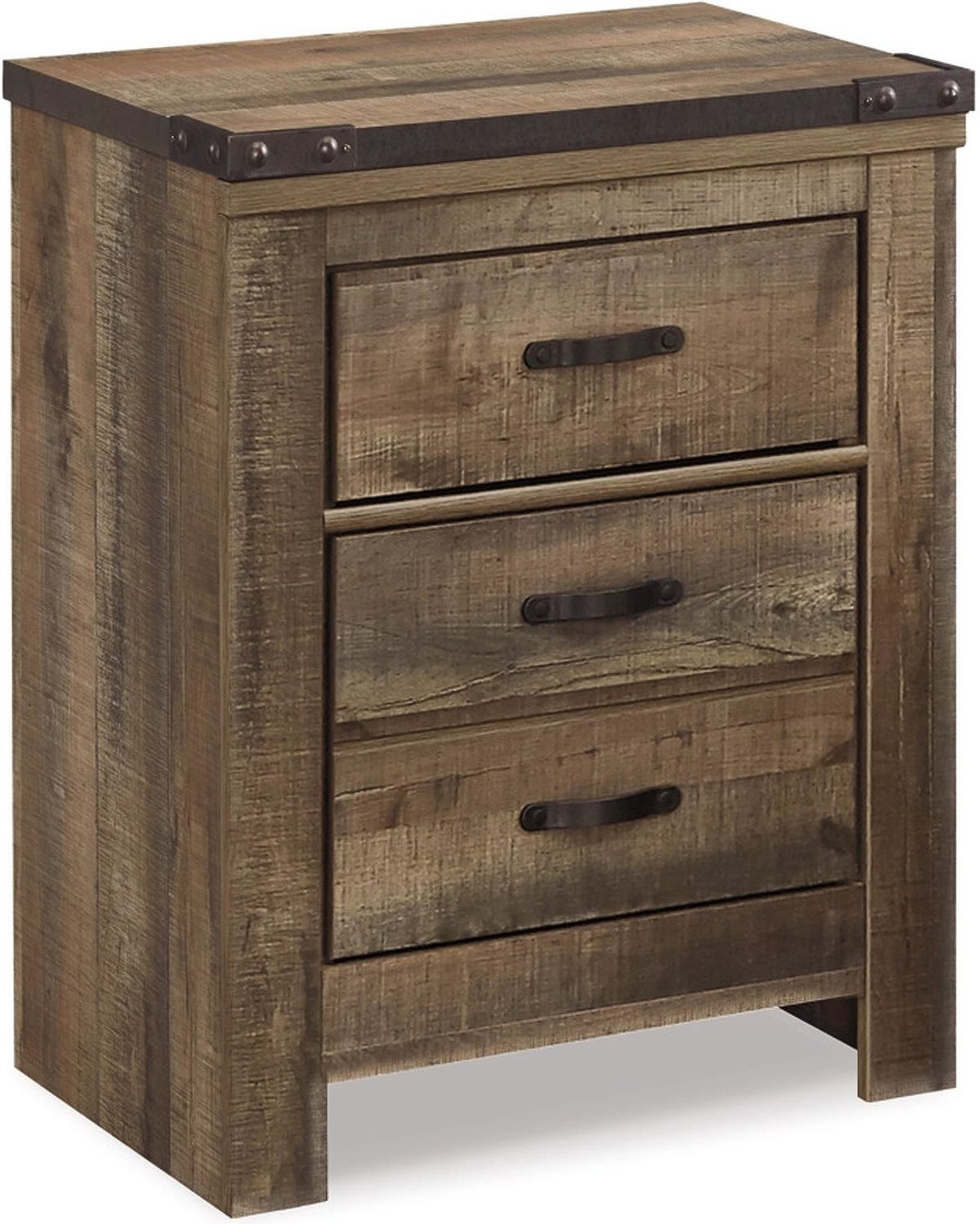 Trinell Brown Two Drawer Night Stand B44692