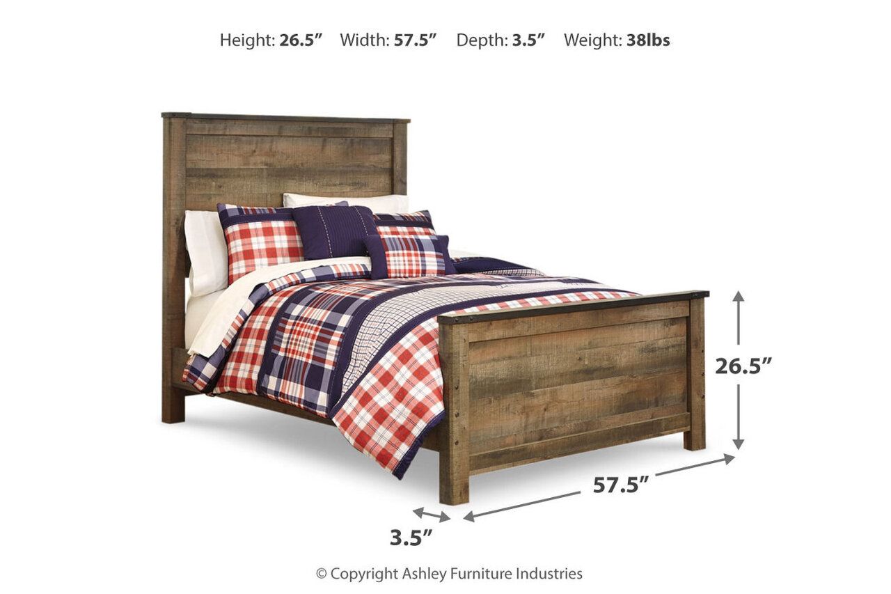Trinell Brown Full Storage Panel Bed B446B10