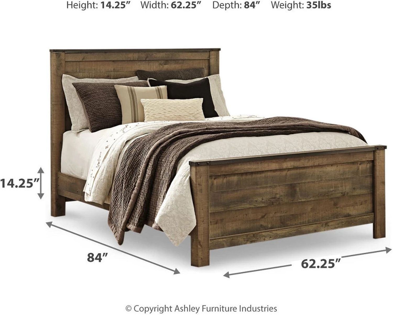 Trinell Brown Queen Panel Bed B446B11