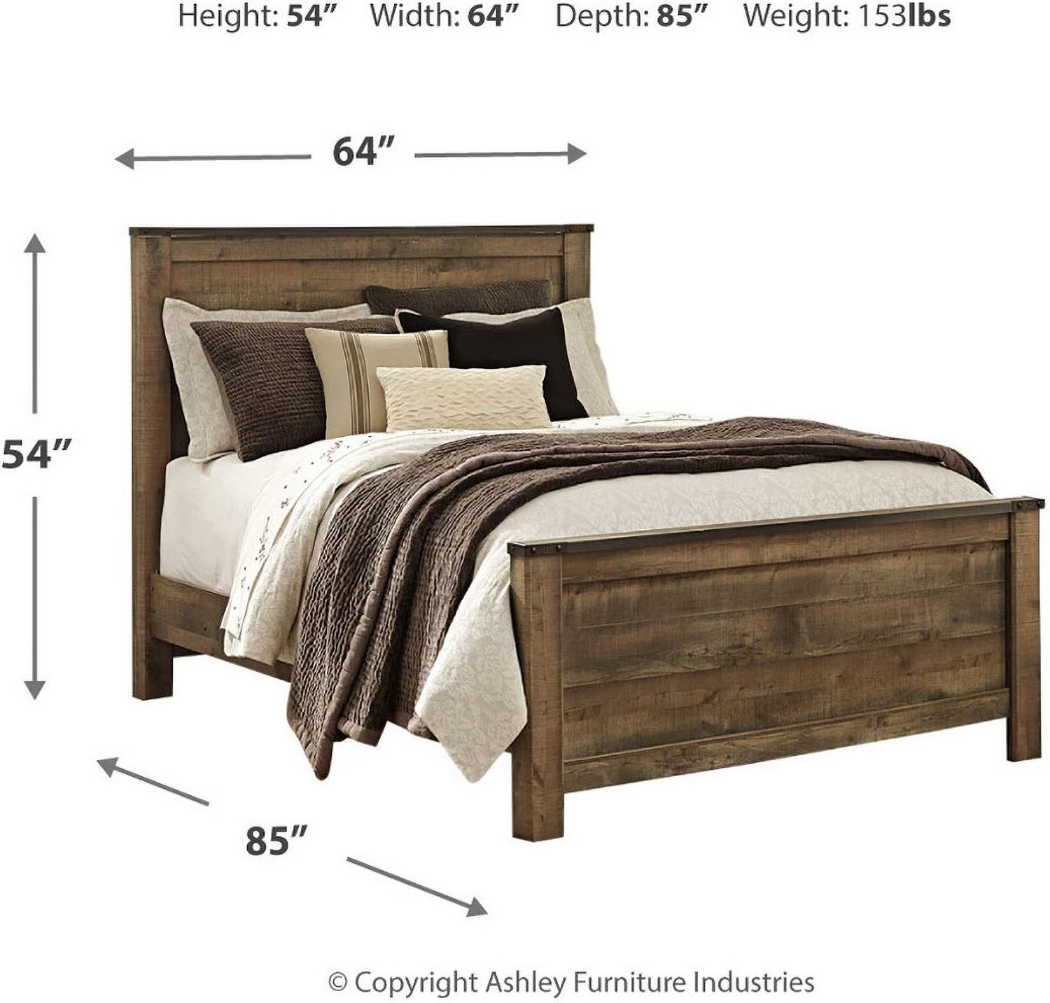 Trinell Brown Queen Panel Bed B446B11