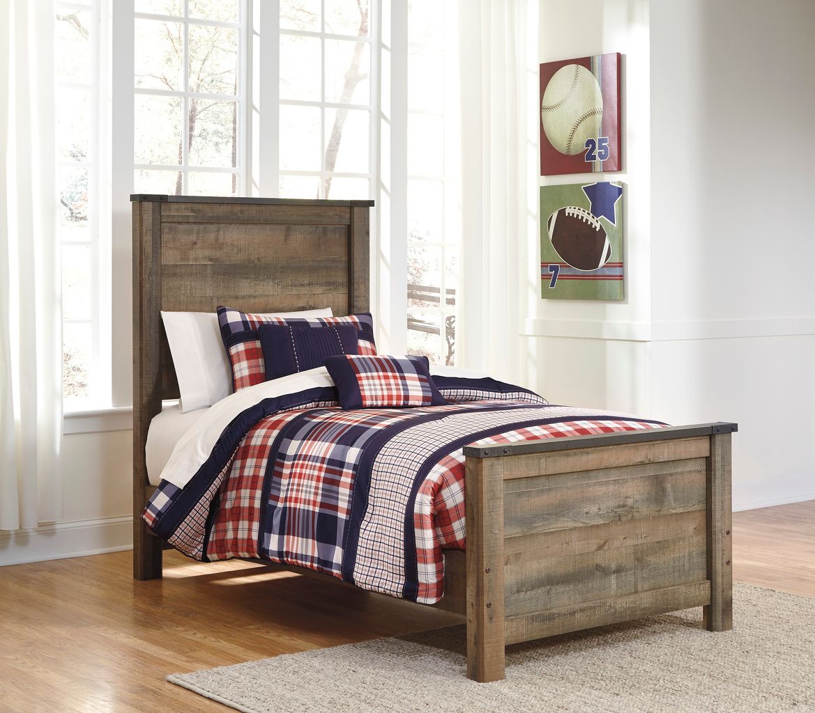 Trinell Brown Twin Panel Storage Bed B446B15