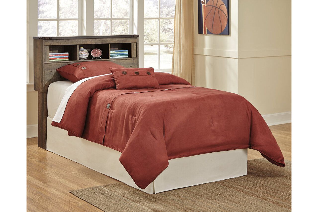 Trinell Brown Twin Bookcase Storage Bed B446B17