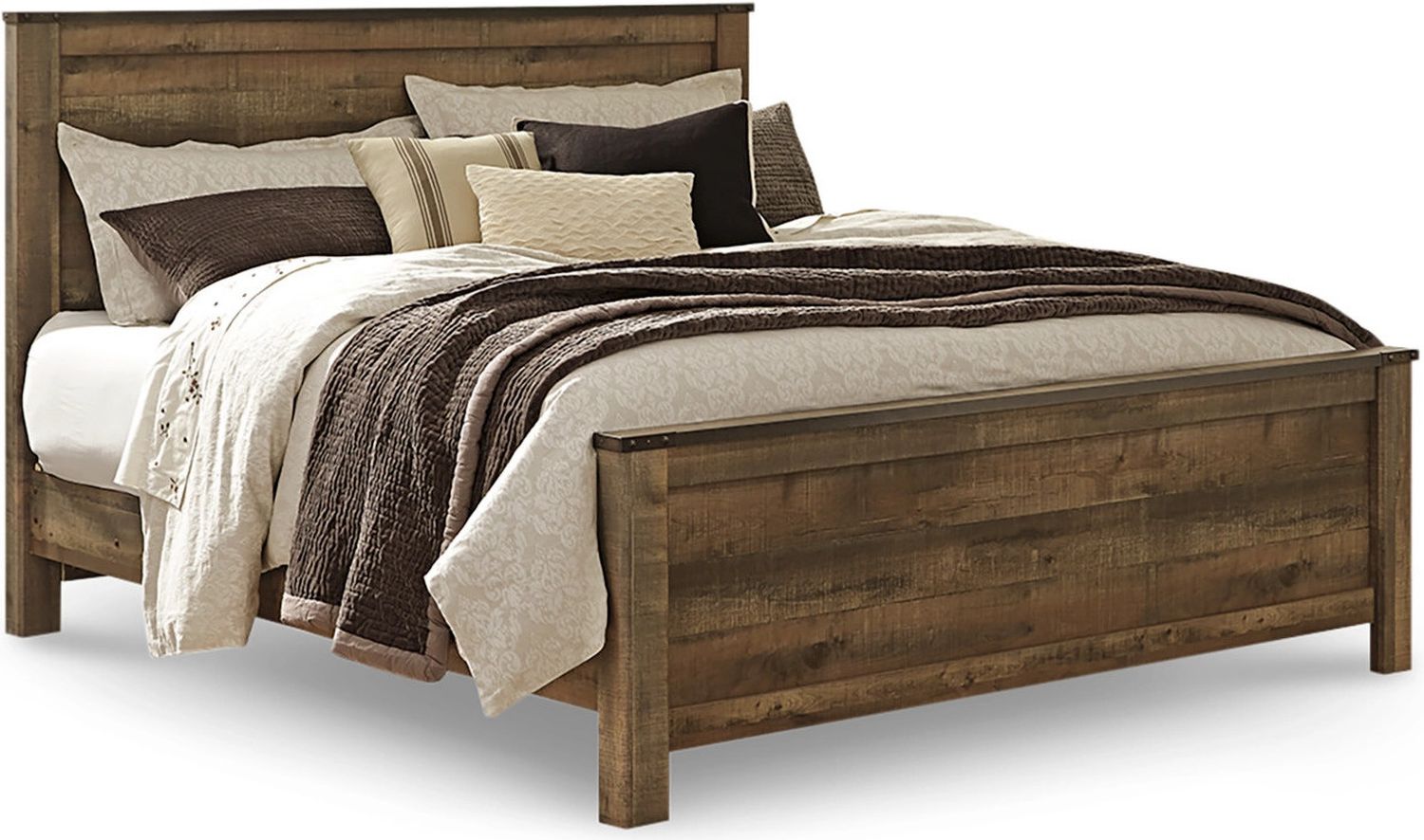 Trinell Brown King Panel Bed B446B23