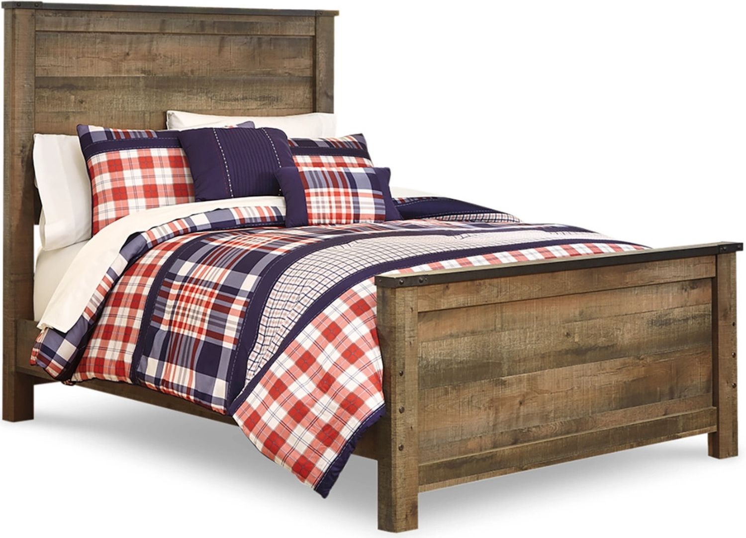Trinell Brown Full Panel Bed B446B3