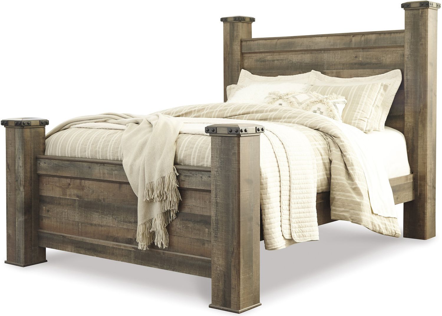 Trinell Poster Bed Queen B446B40