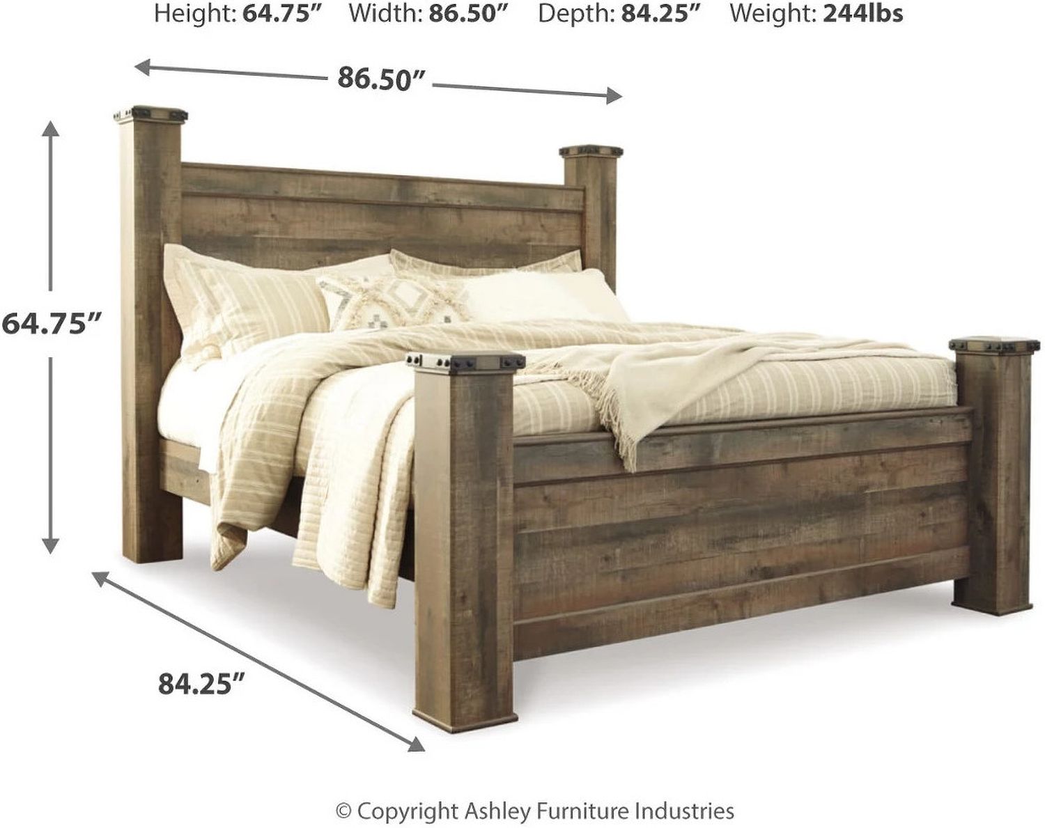 Trinell Poster Bed King B446B45