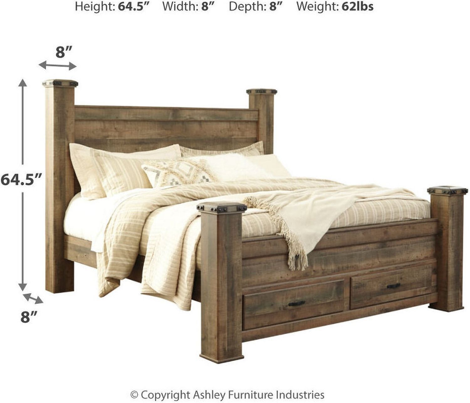 Trinell Poster Bed King B446B45