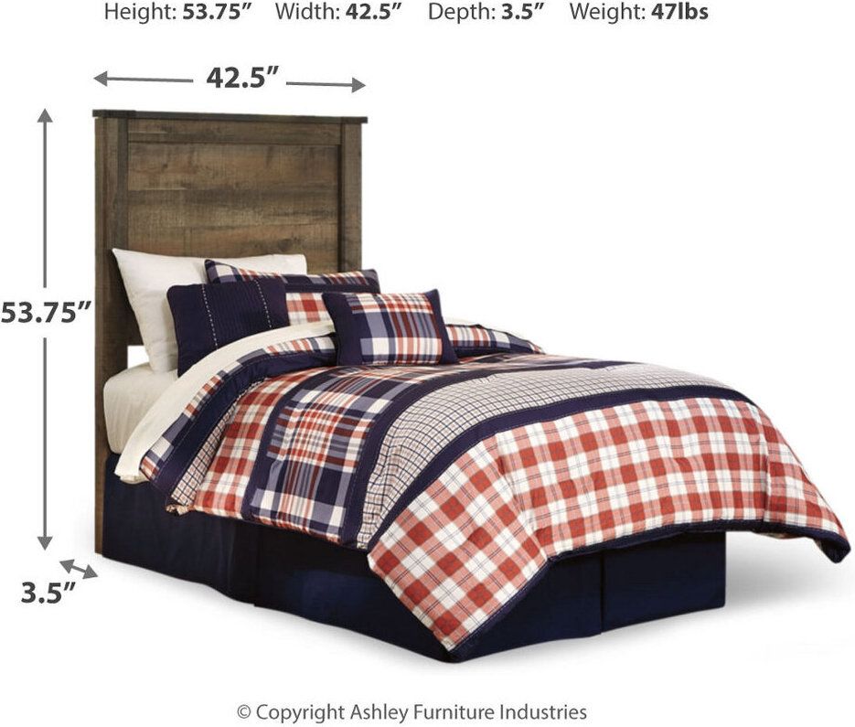 Trinell Brown Twin Storage Panel Bed B446B8
