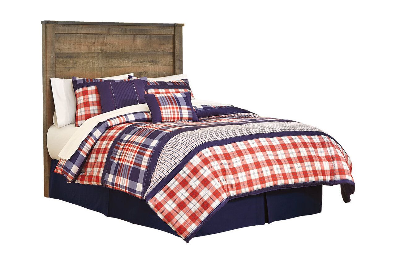 Trinell Brown Full Panel Bed with Underbed Storage B446B9
