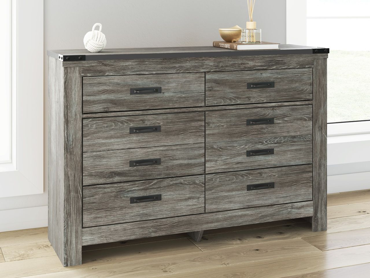 Frandern Dresser In Gray B448021