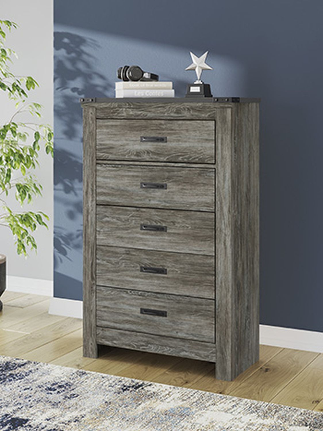 Frandern Chest of Drawers In Gray B448046