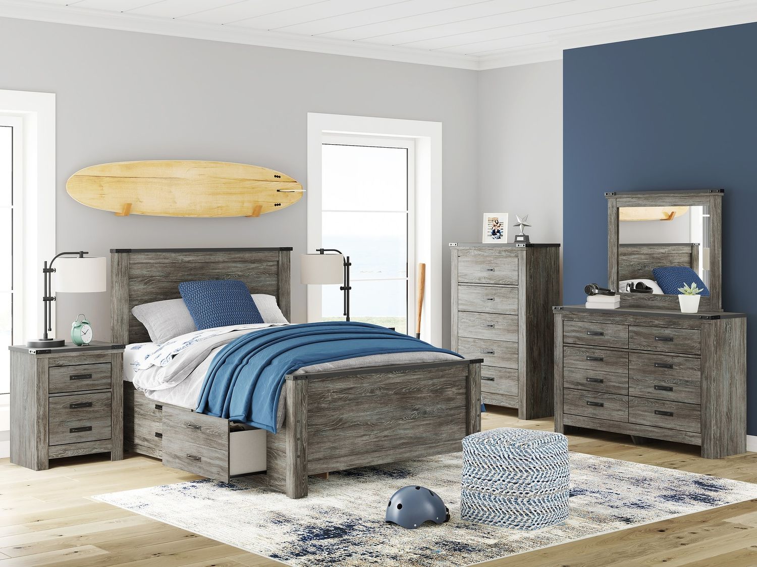 Frandern Chest of Drawers In Gray B448046