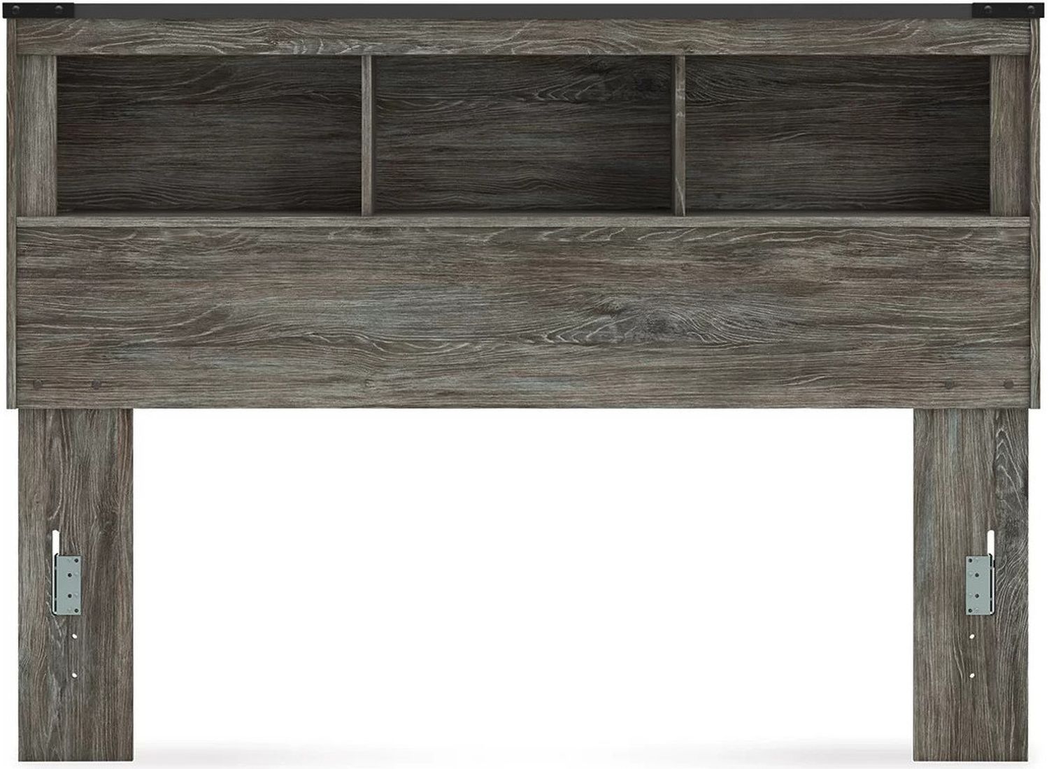Frandern Queen Bookcase Headboard In Gray B448065