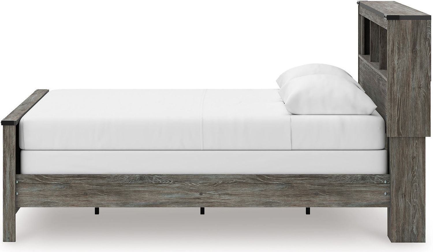 Frandern Queen Bookcase Headboard In Gray B448065