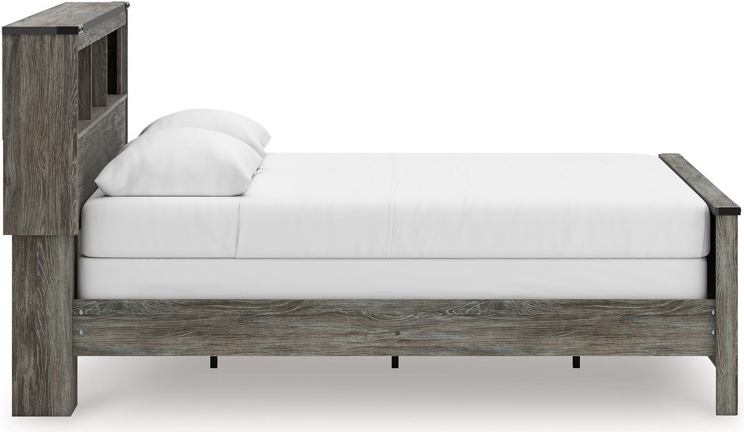 Frandern Queen Bookcase Headboard In Gray B448065