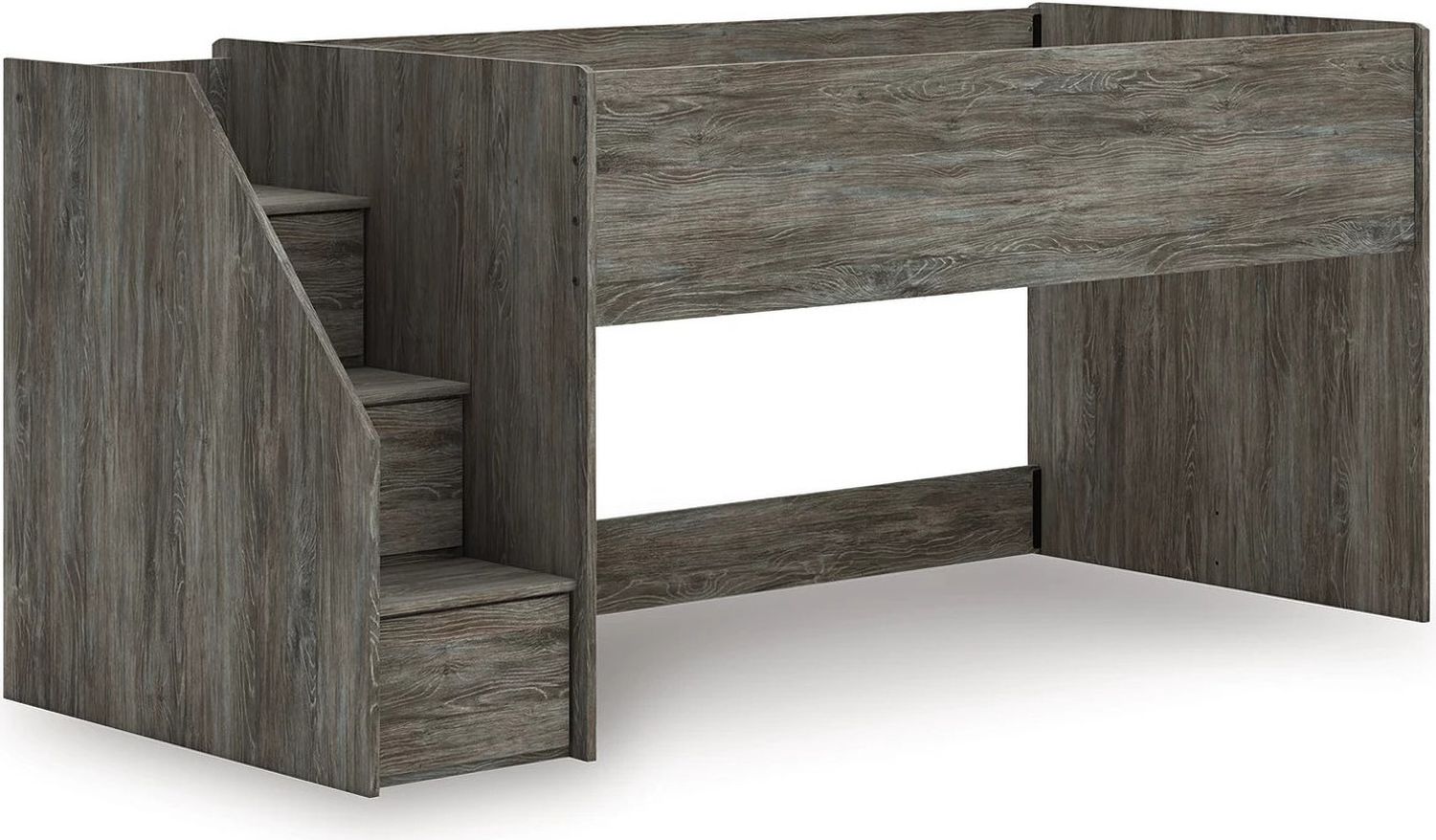 Frandern Twin Loft Bed In Gray B4480B12
