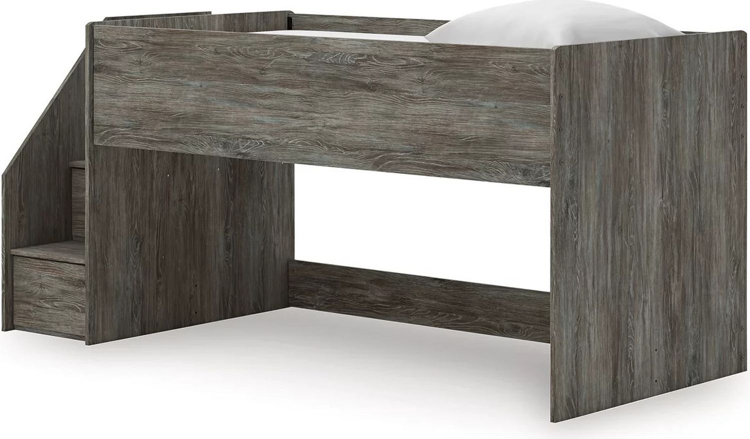 Frandern Twin Loft Bed In Gray B4480B12