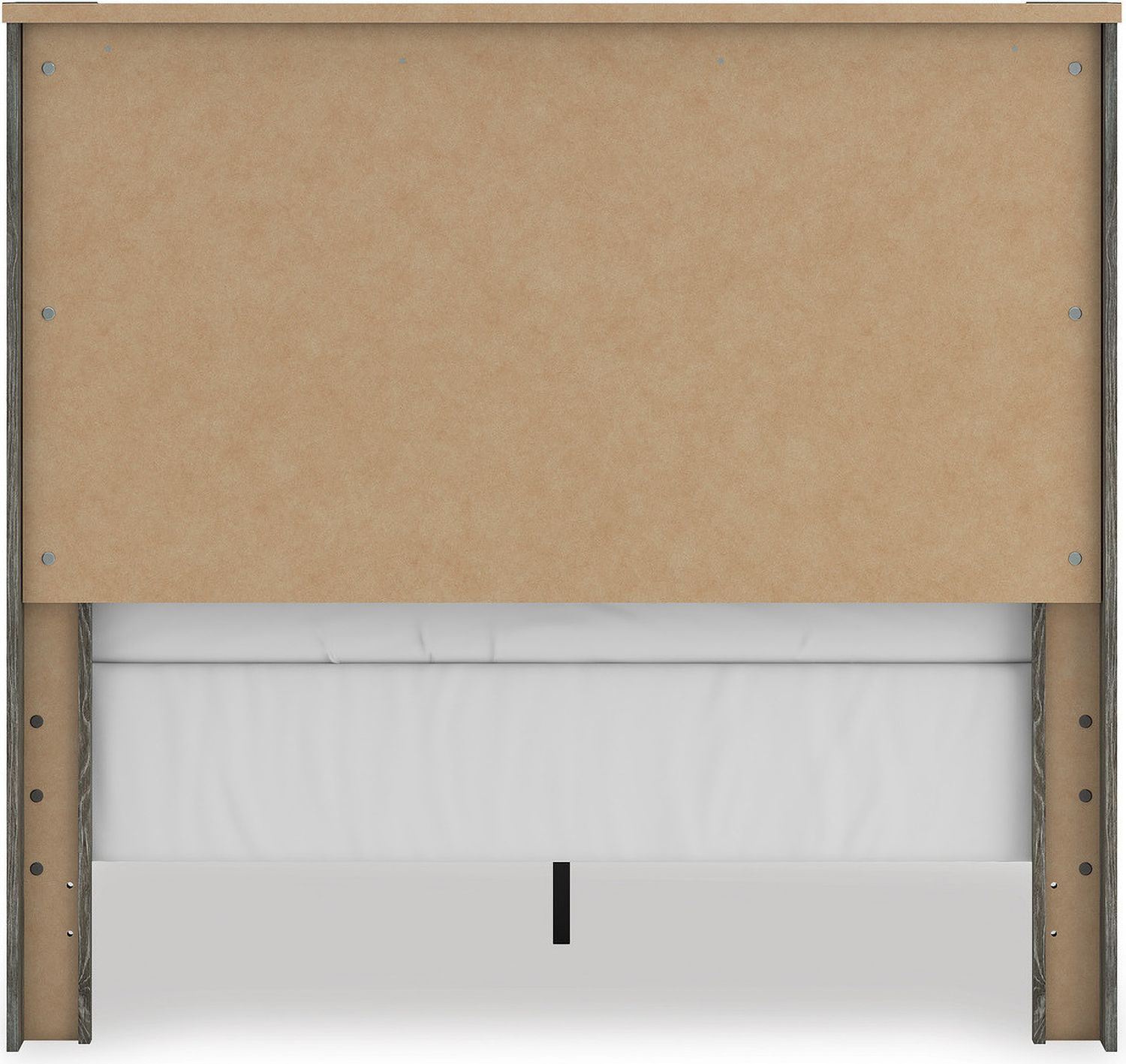Frandern Full Panel Bed In Black and Gray B4480B19