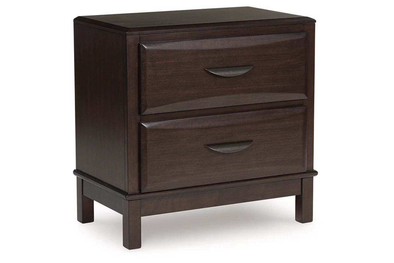Vanmore Nightstand In Dark Brown B47992