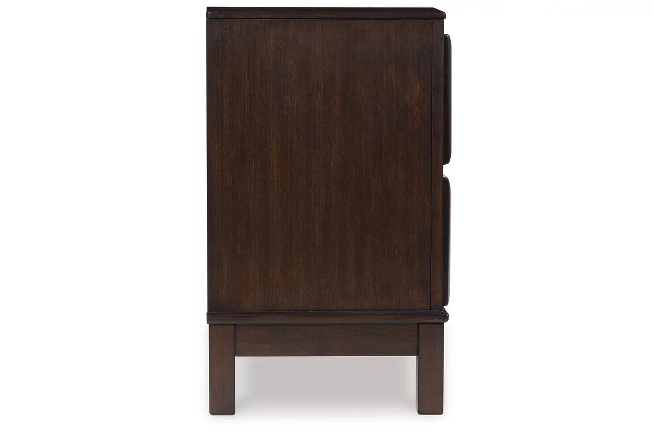 Vanmore Nightstand In Dark Brown B47992