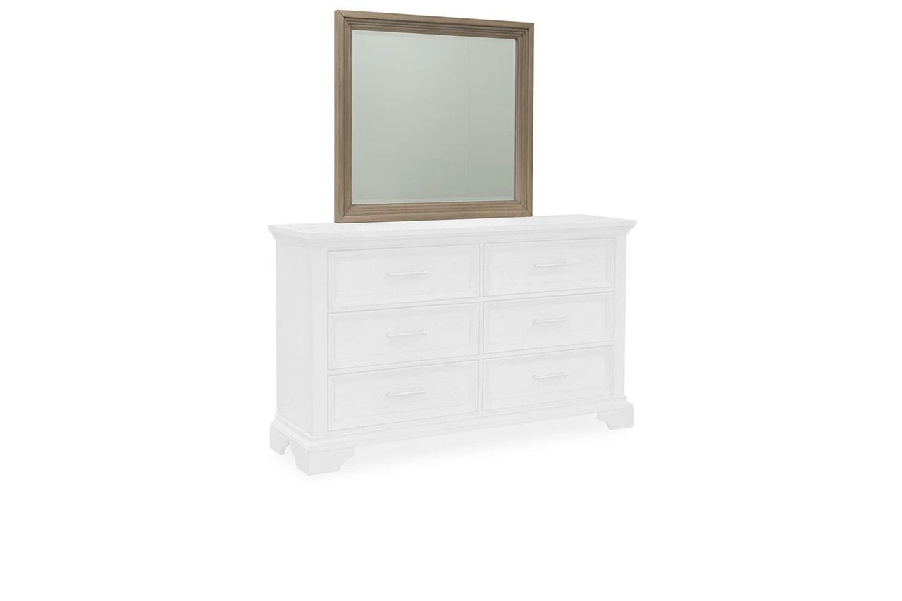 Vallardia Bedroom Mirror In Grayish Brown B48636