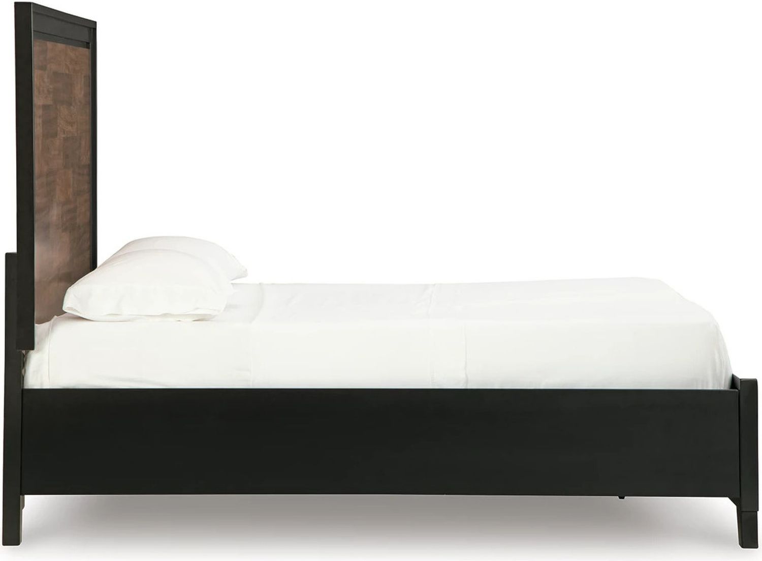 Kraeburn King Panel Storage Bed In Brown and Black B496B12