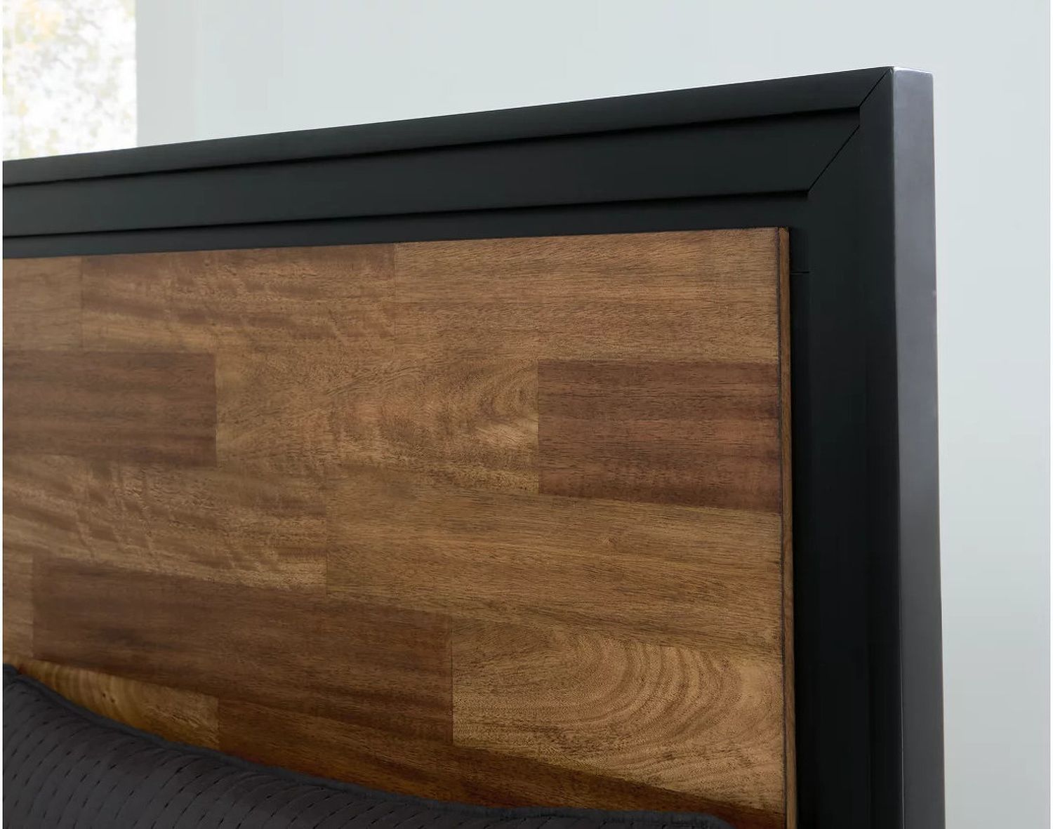 Kraeburn King Panel Storage Bed In Brown and Black B496B12