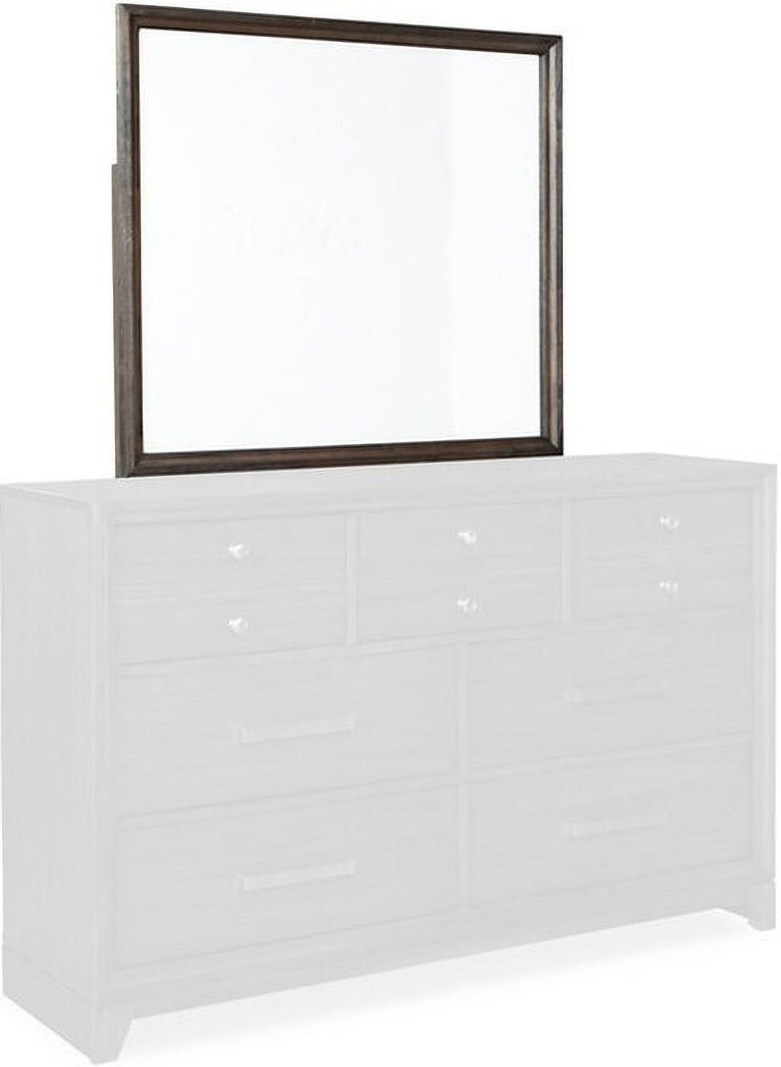 Brueban Gray Bedroom Mirror B49736