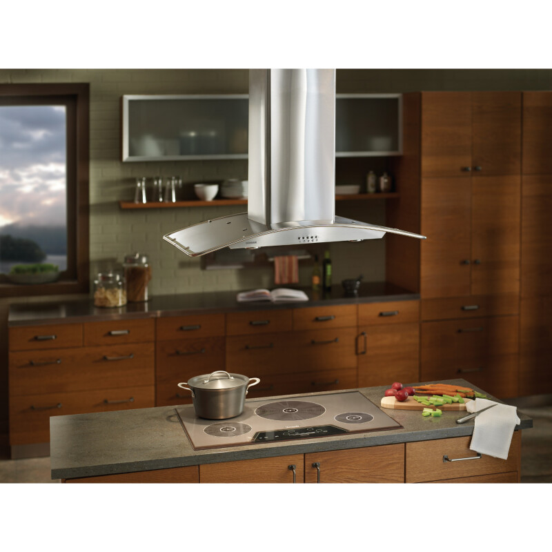 36-Inch Convertible Arched Island Range Hood, 450 CFM B5936SS