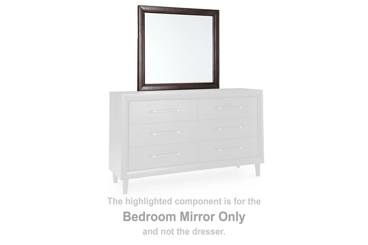 Dantenton Bedroom Mirror In Merlot B61136