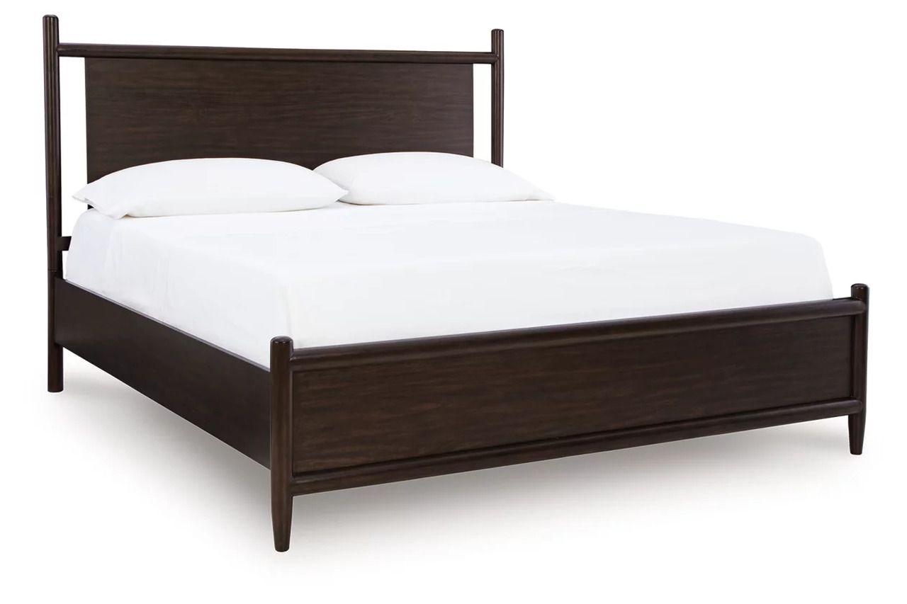Dantenton California King Panel Bed In Merlot B611B7