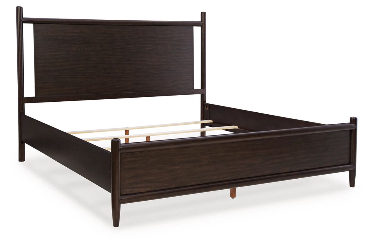 Dantenton California King Panel Bed In Merlot B611B7