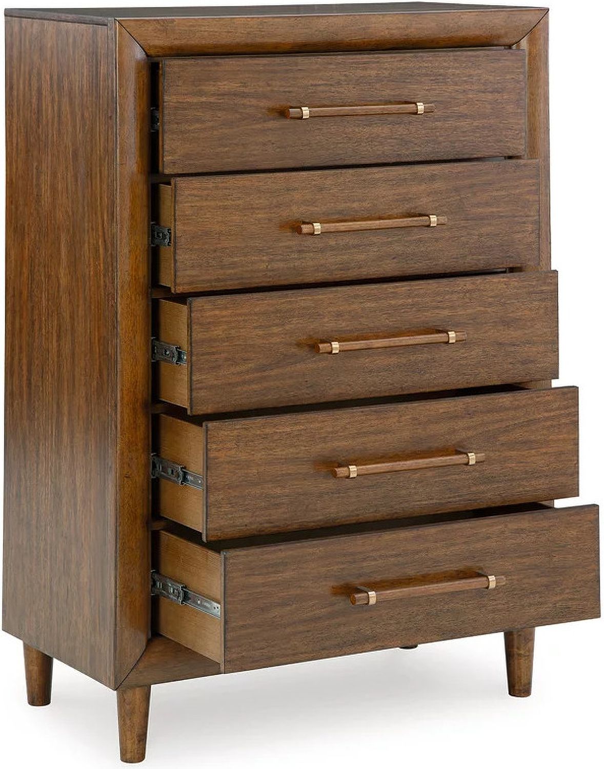 Lyncott Chest of Drawers In Brown B61546