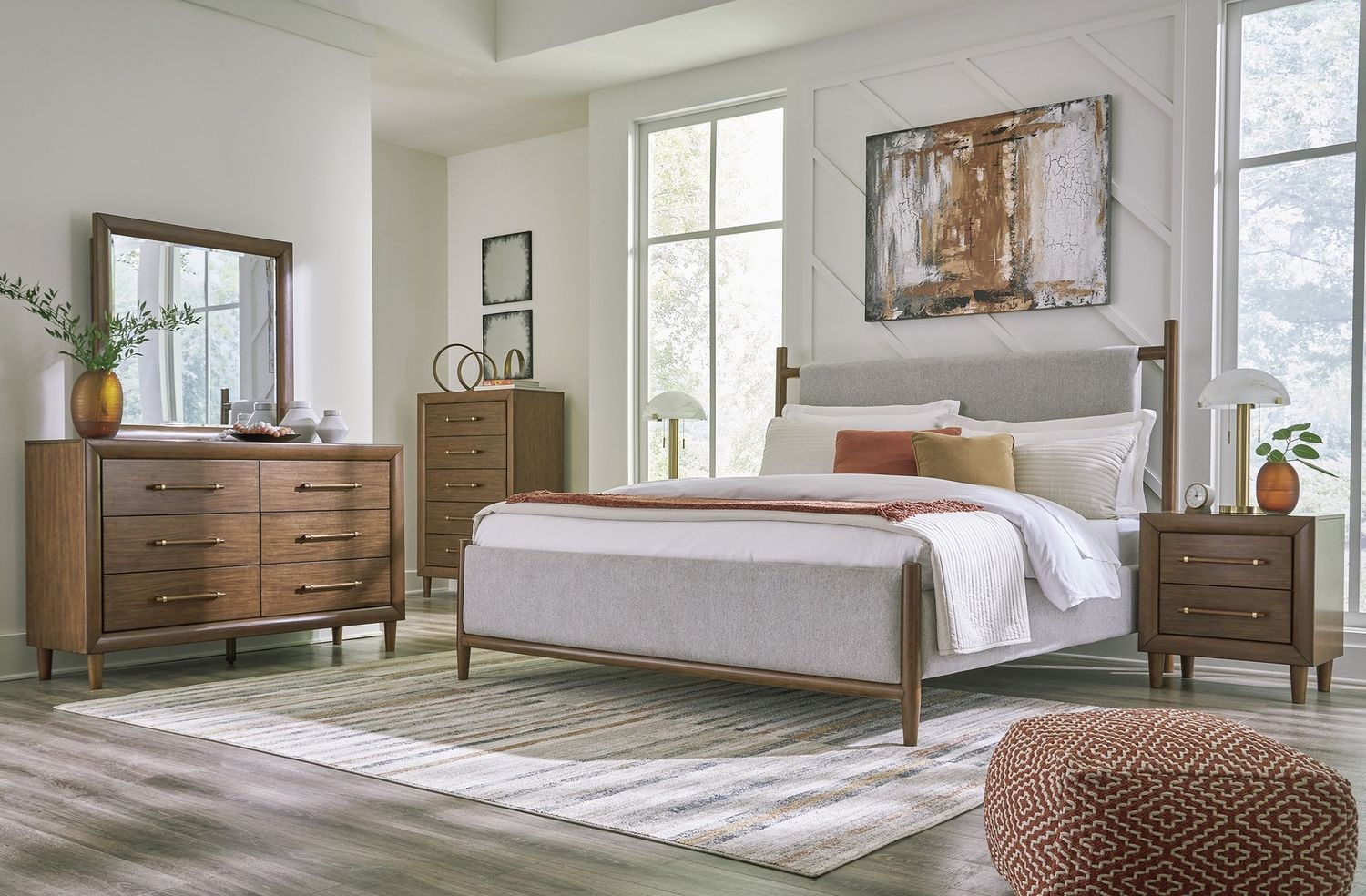 Lyncott Nightstand In Brown B61592