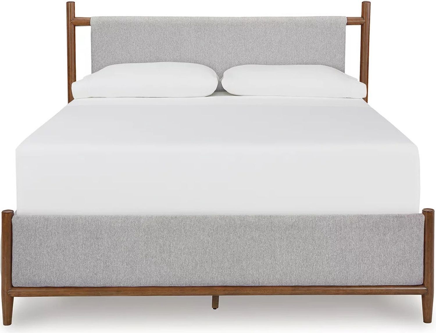 Lyncott King Upholstered Bed In Brown B615B6