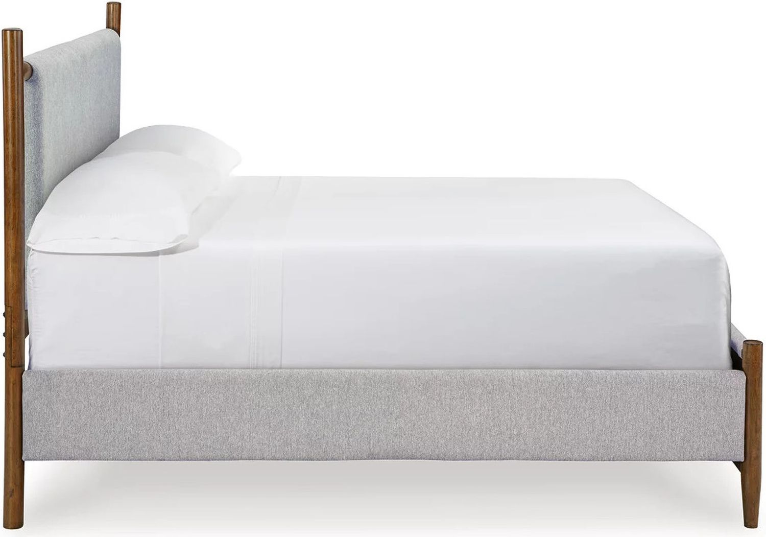 Lyncott King Upholstered Bed In Brown B615B6