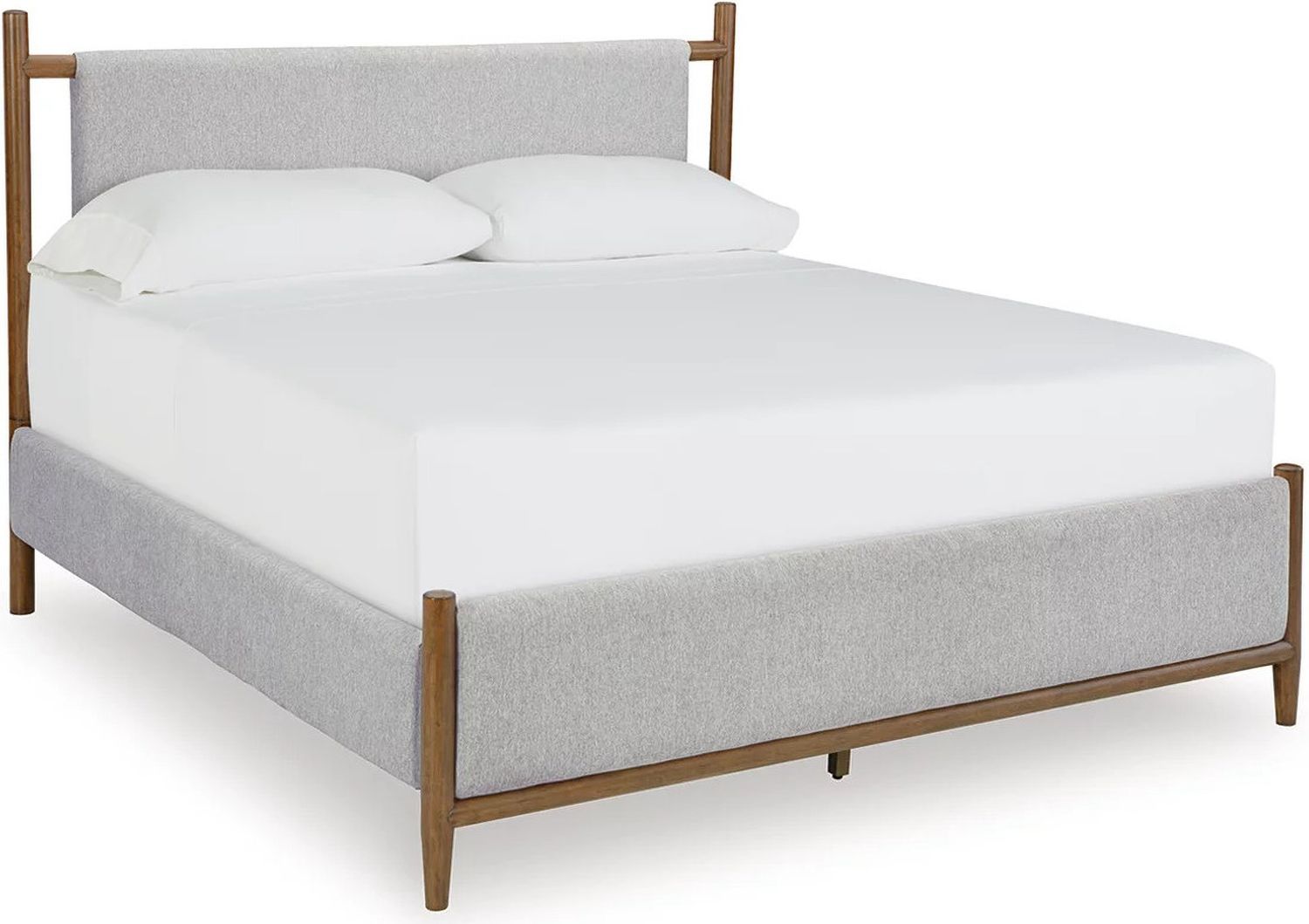 Lyncott California King Upholstered Bed In Brown B615B7