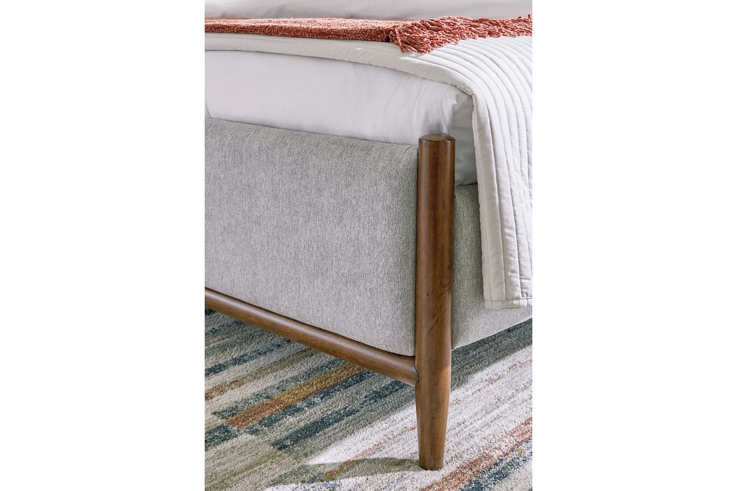 Lyncott California King Upholstered Bed In Brown B615B7