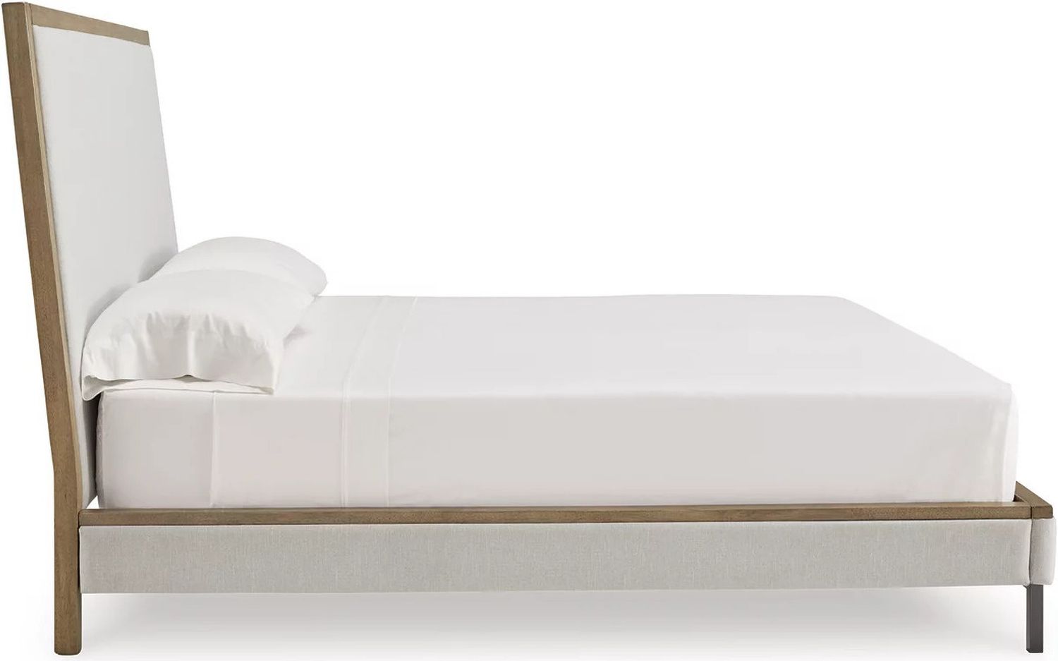 Tomtyn King Upholstered Bed In Light Brown B622B4