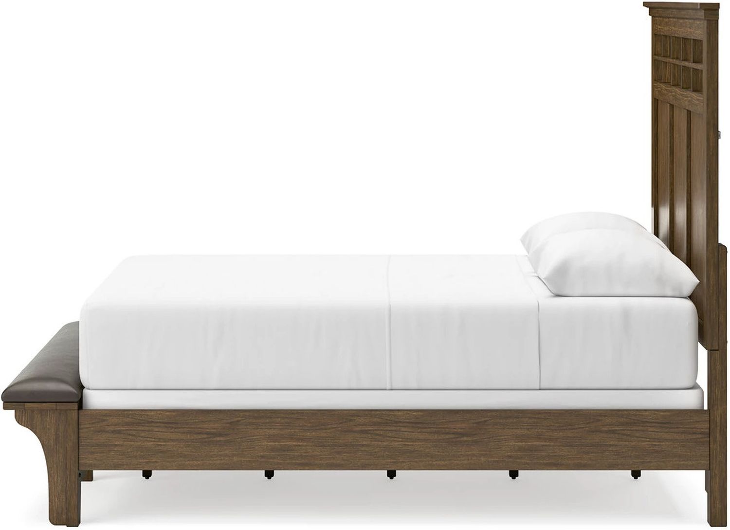 Shawbeck Queen Panel Bed In Dark Brown B625B2
