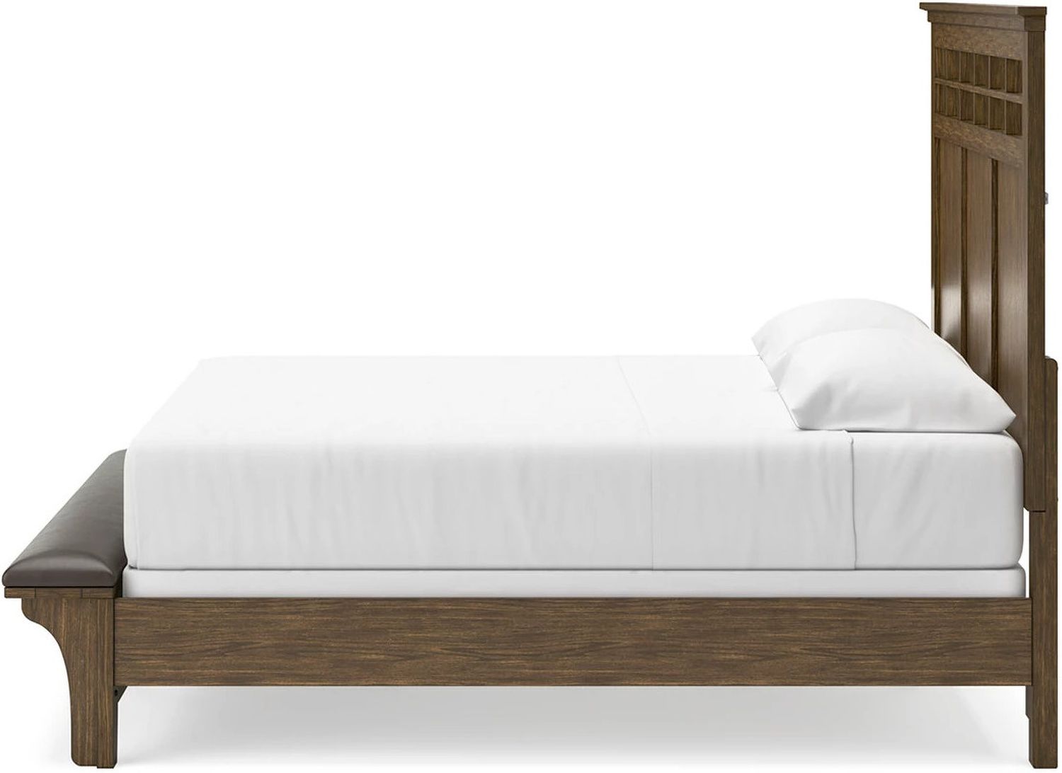 Shawbeck King Panel Bed In Dark Brown B625B4