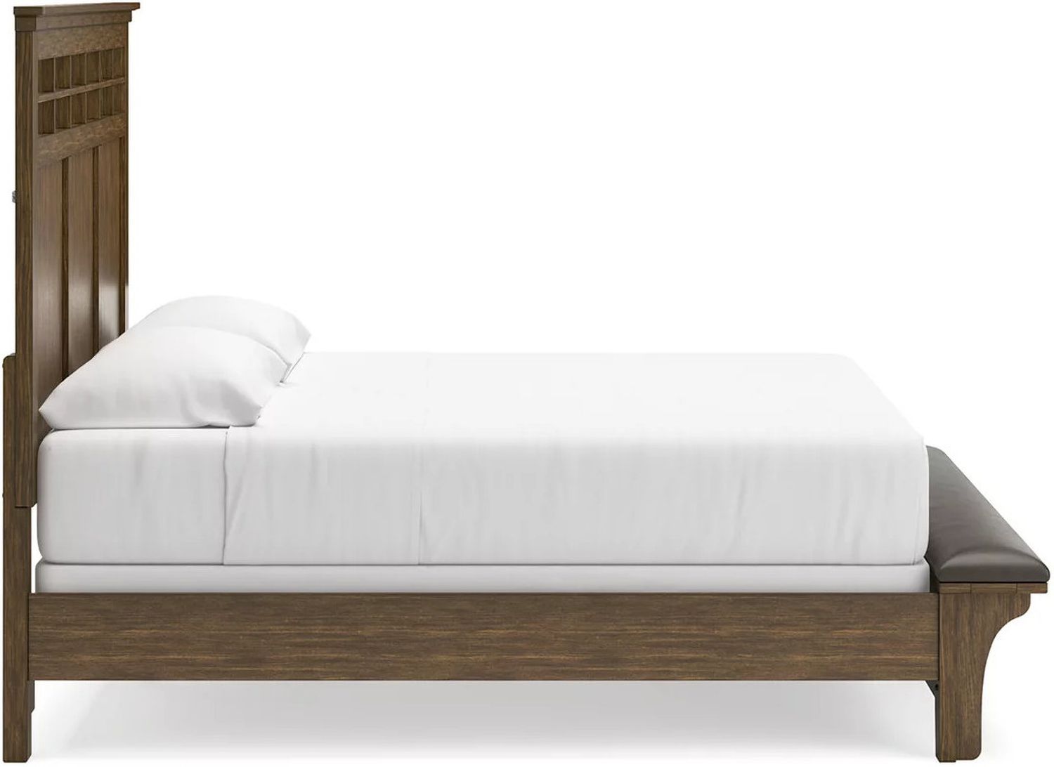 Shawbeck King Panel Bed In Dark Brown B625B4