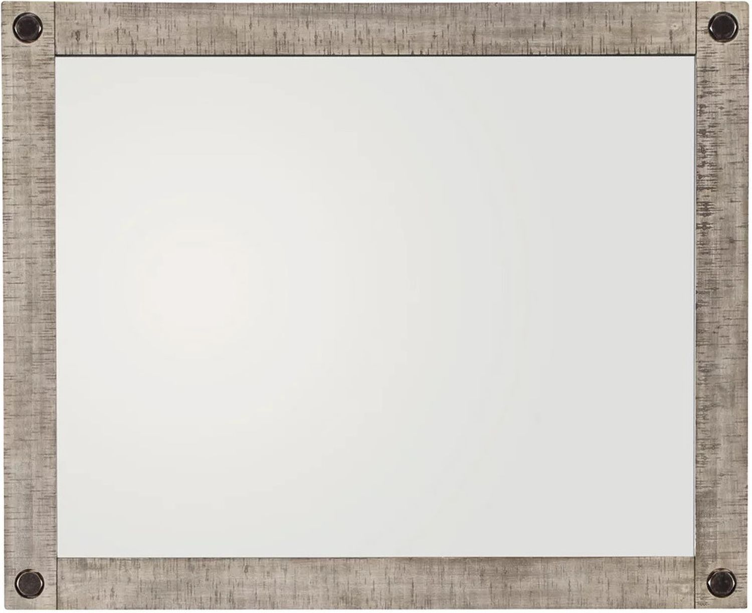 Naydell Bedroom Mirror In Rustic Gray B63936