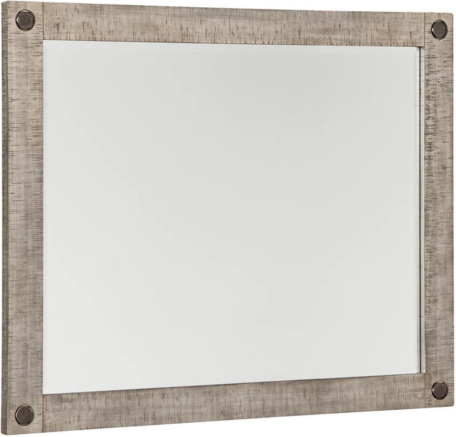Naydell Bedroom Mirror In Rustic Gray B63936