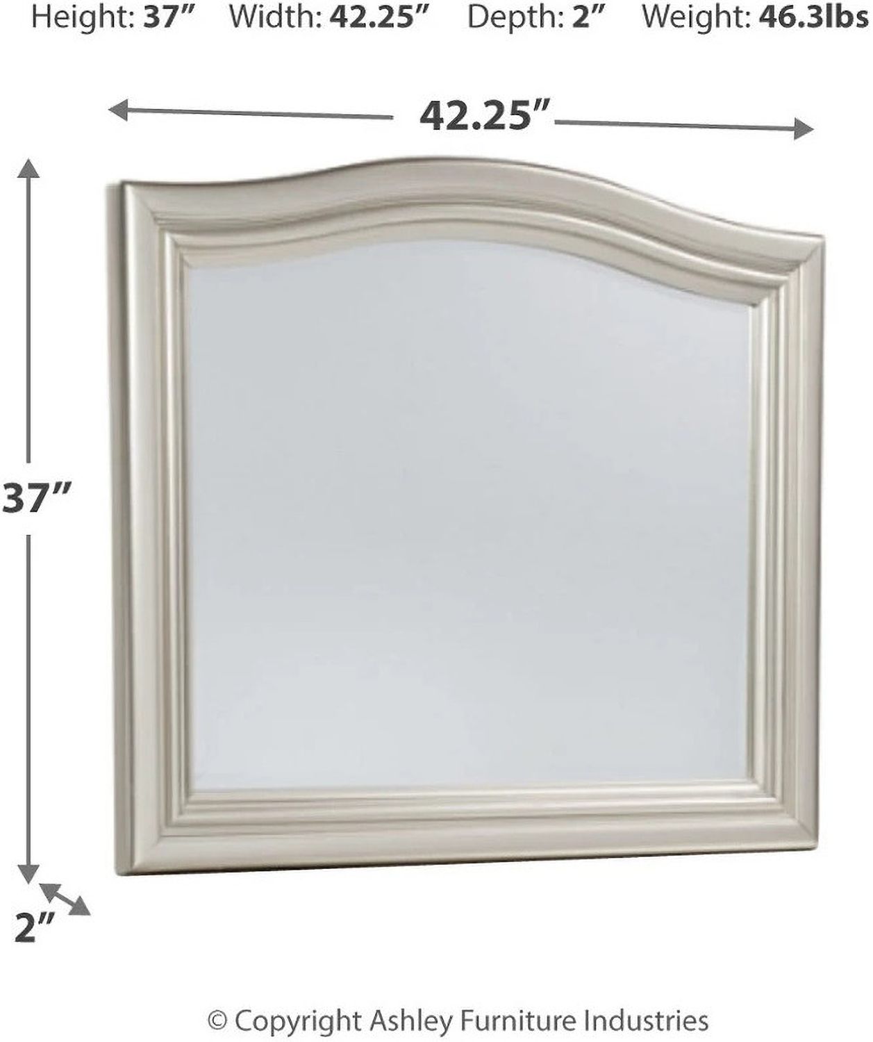 Coralayne Silver Bedroom Mirror B650136