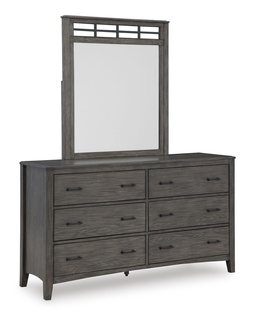 Montillan Grayish Brown Bedroom Mirror B65136