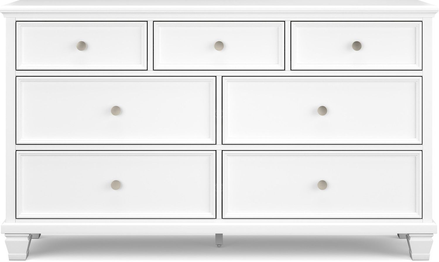 Fortman White Dresser B68031