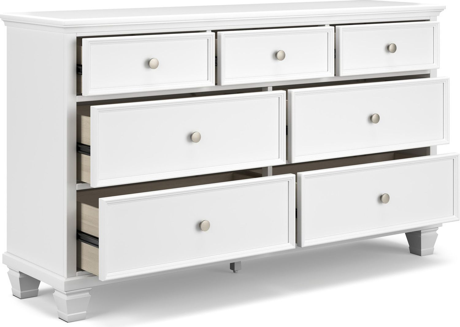 Fortman White Dresser B68031