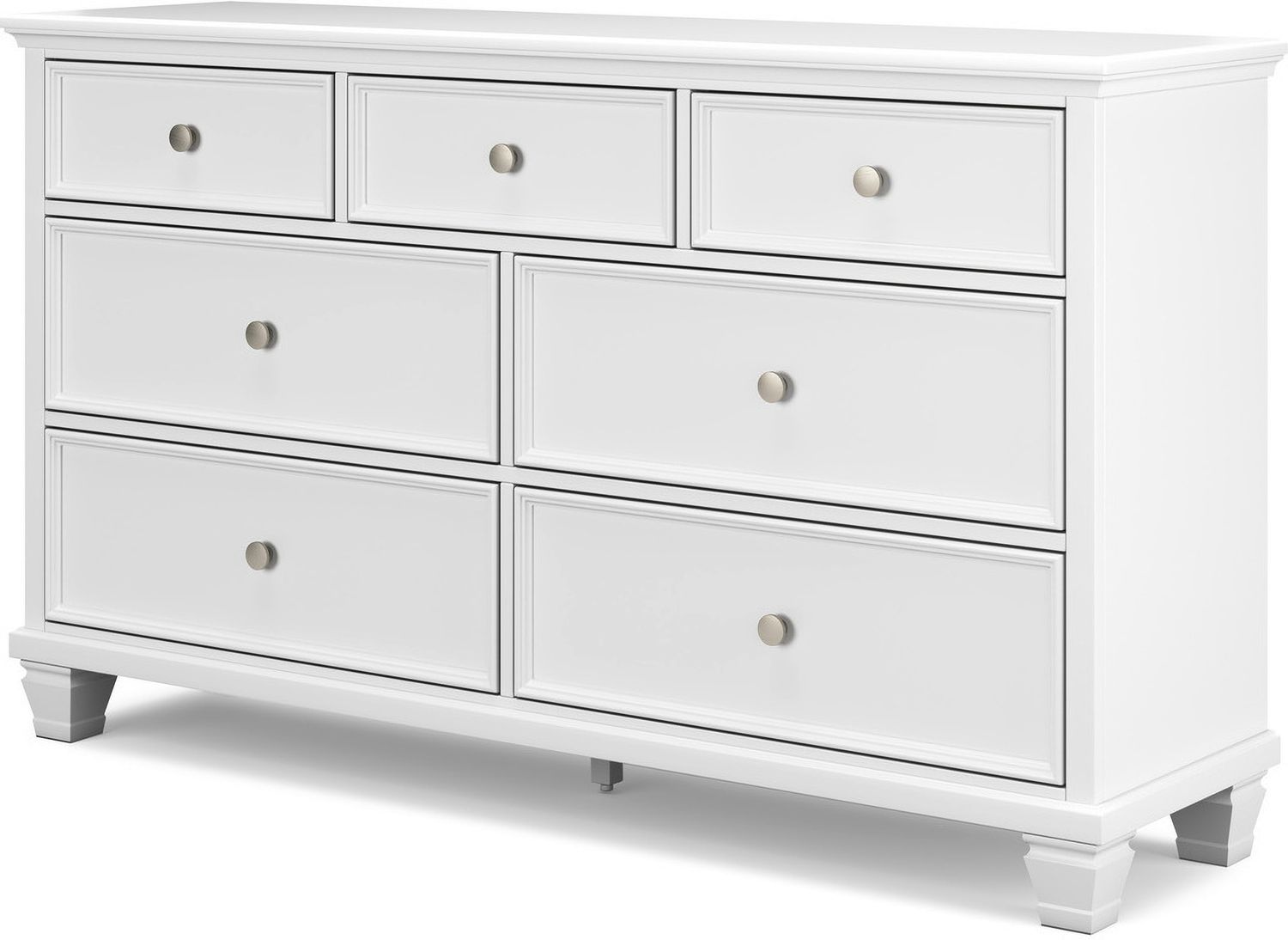 Fortman White Dresser B68031