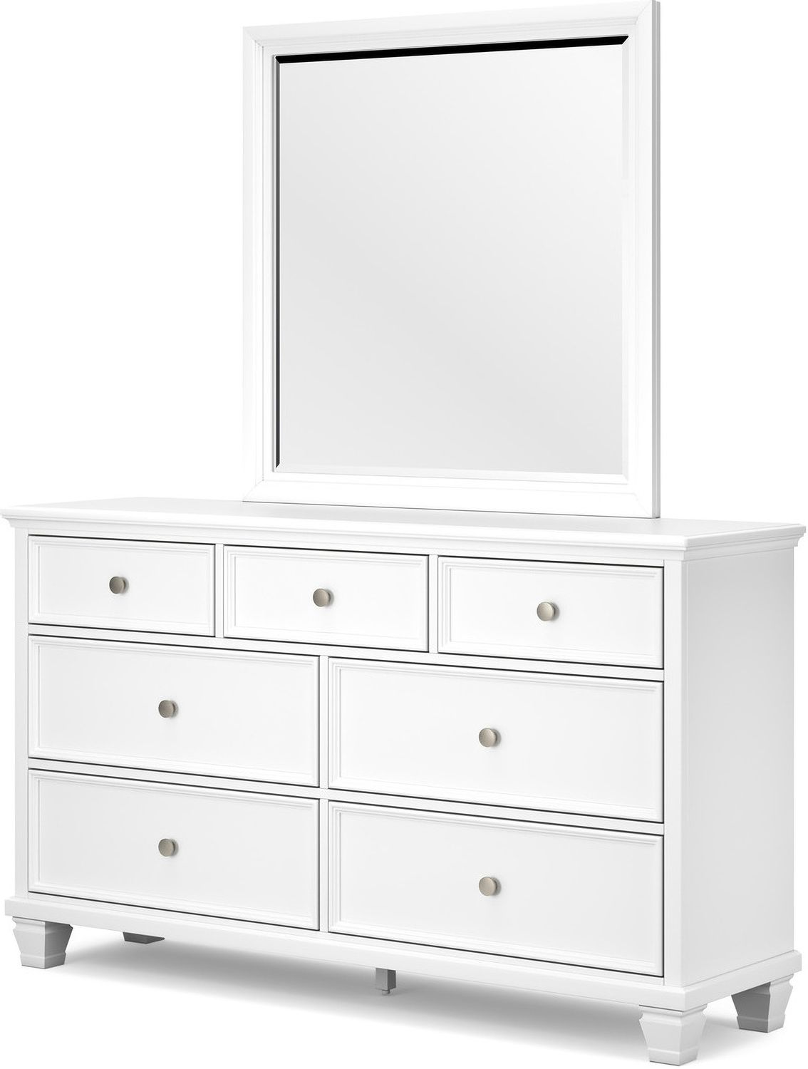 Fortman White Dresser B68031